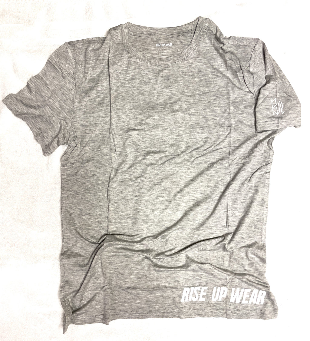 Men's Gray Bamboo T-Shirt Rise Up Wear
